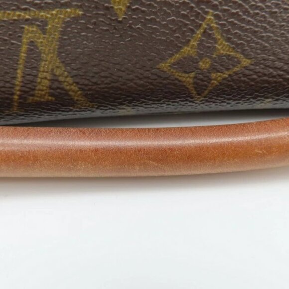 Authentic Louis Vuitton Mini Looping Monogram Tote Shoulder Hand Bag Y2K Brown - Picture 14 of 16